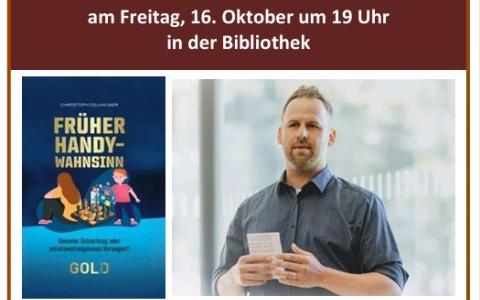 Buchpräsentation "Früher Handywahnsinn"
